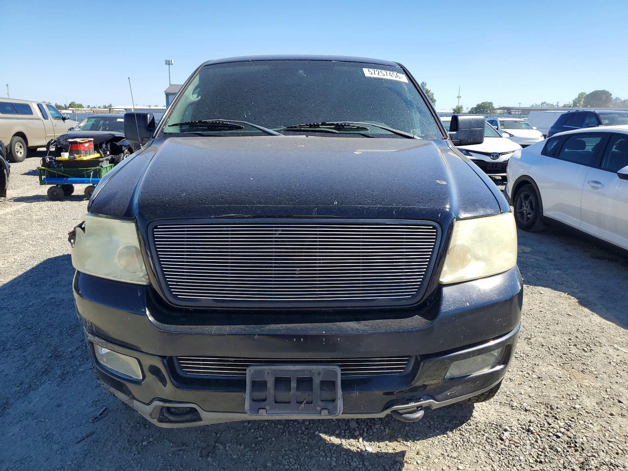 2004 Ford F150 Supercrew Black vin: 1FTPW14514KB03463