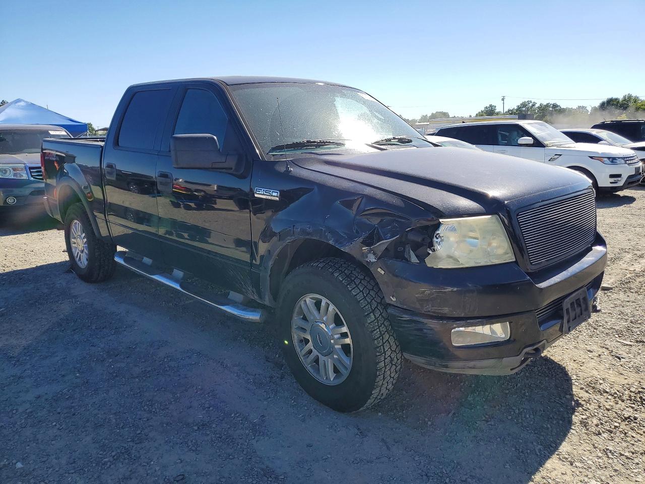 2004 Ford F150 Supercrew Black vin: 1FTPW14514KB03463