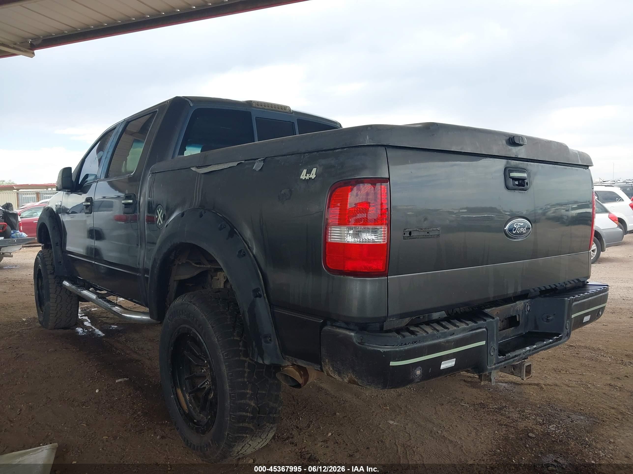 2004 Ford F-150 Fx4/lariat/xlt Black vin: 1FTPW14514KB78664