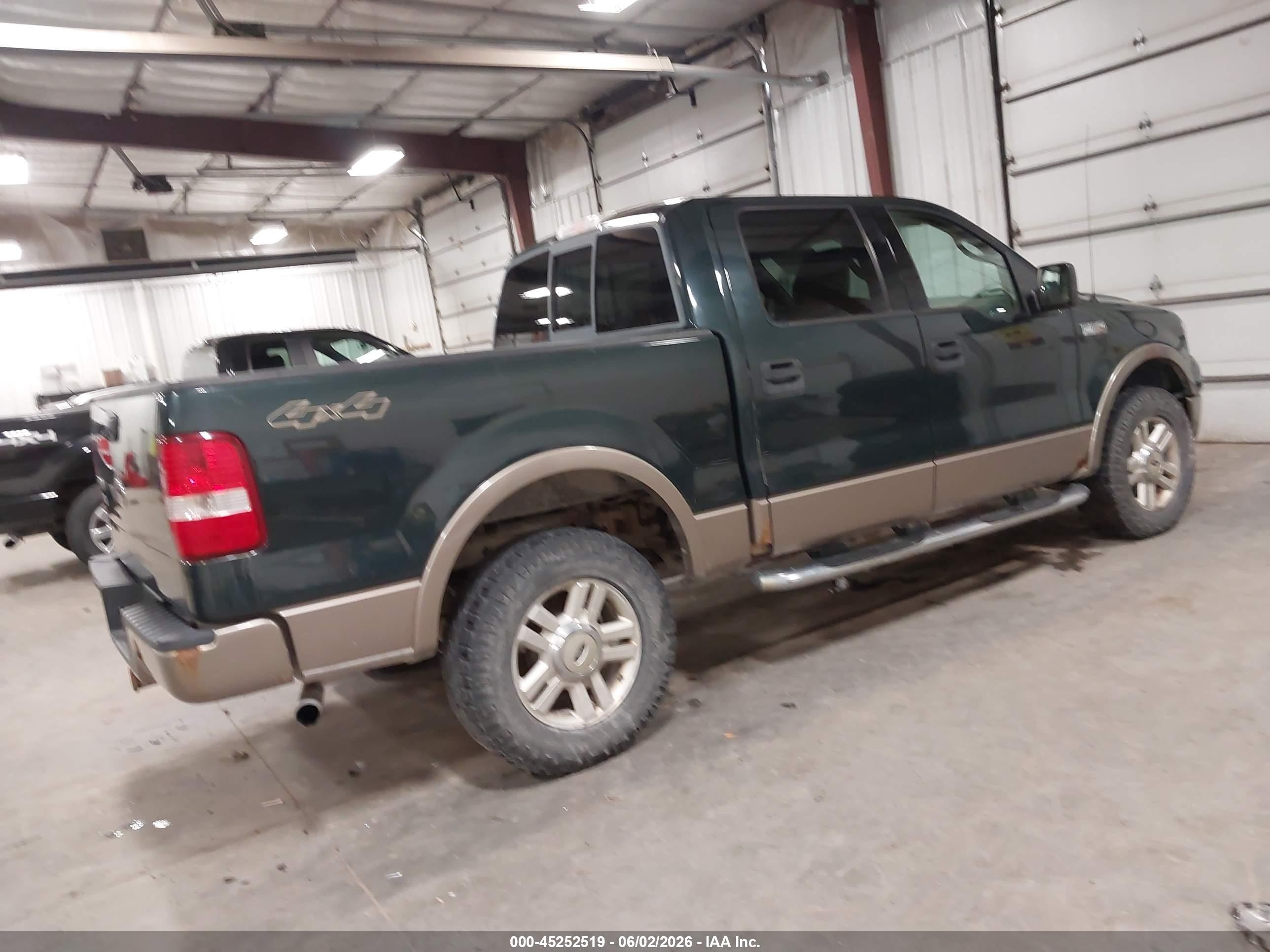 2004 Ford F-150 Fx4/lariat/xlt Green vin: 1FTPW14514KC04812