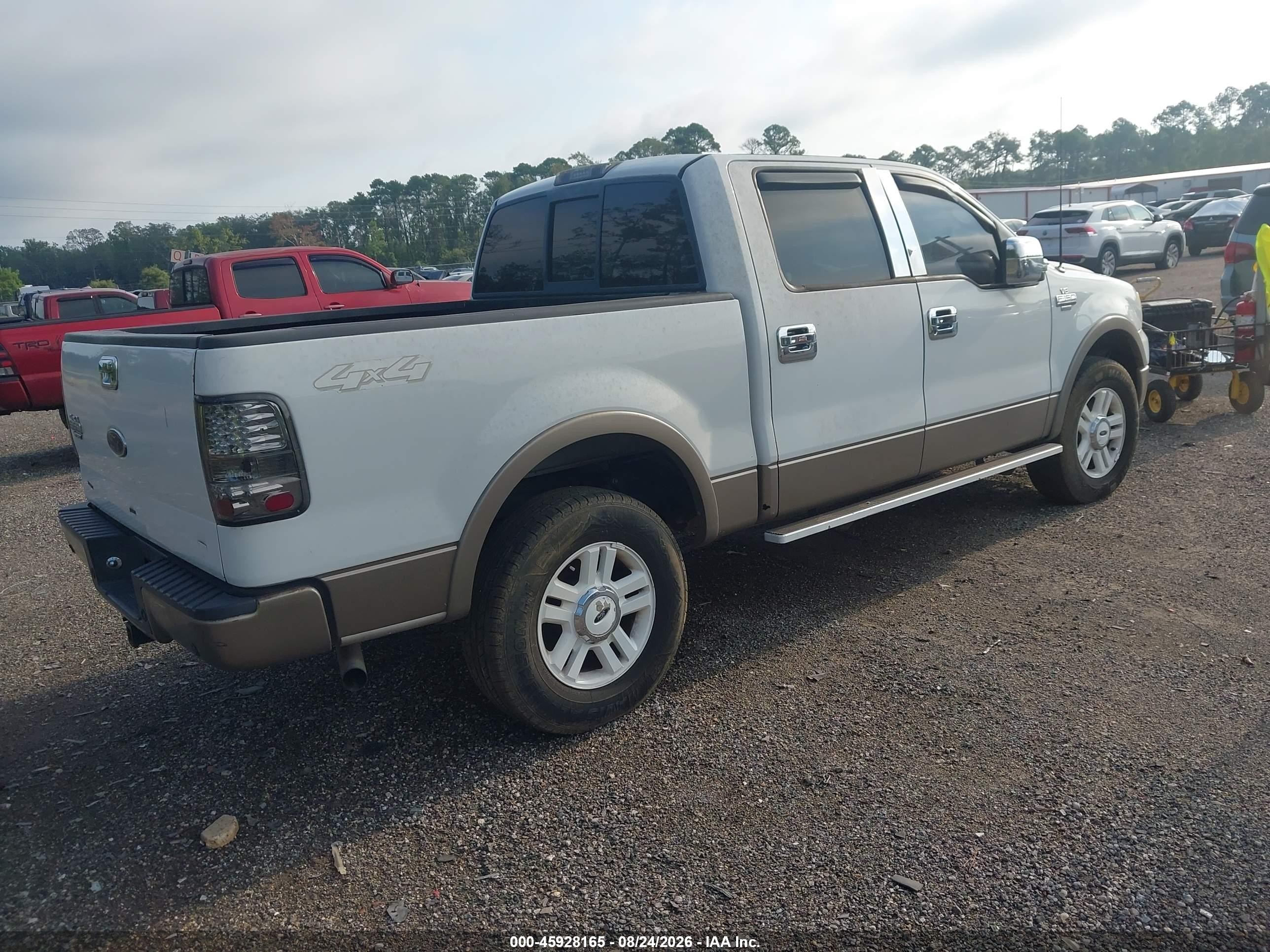 2004 Ford F-150 Fx4/lariat/xlt White vin: 1FTPW14514KC65822