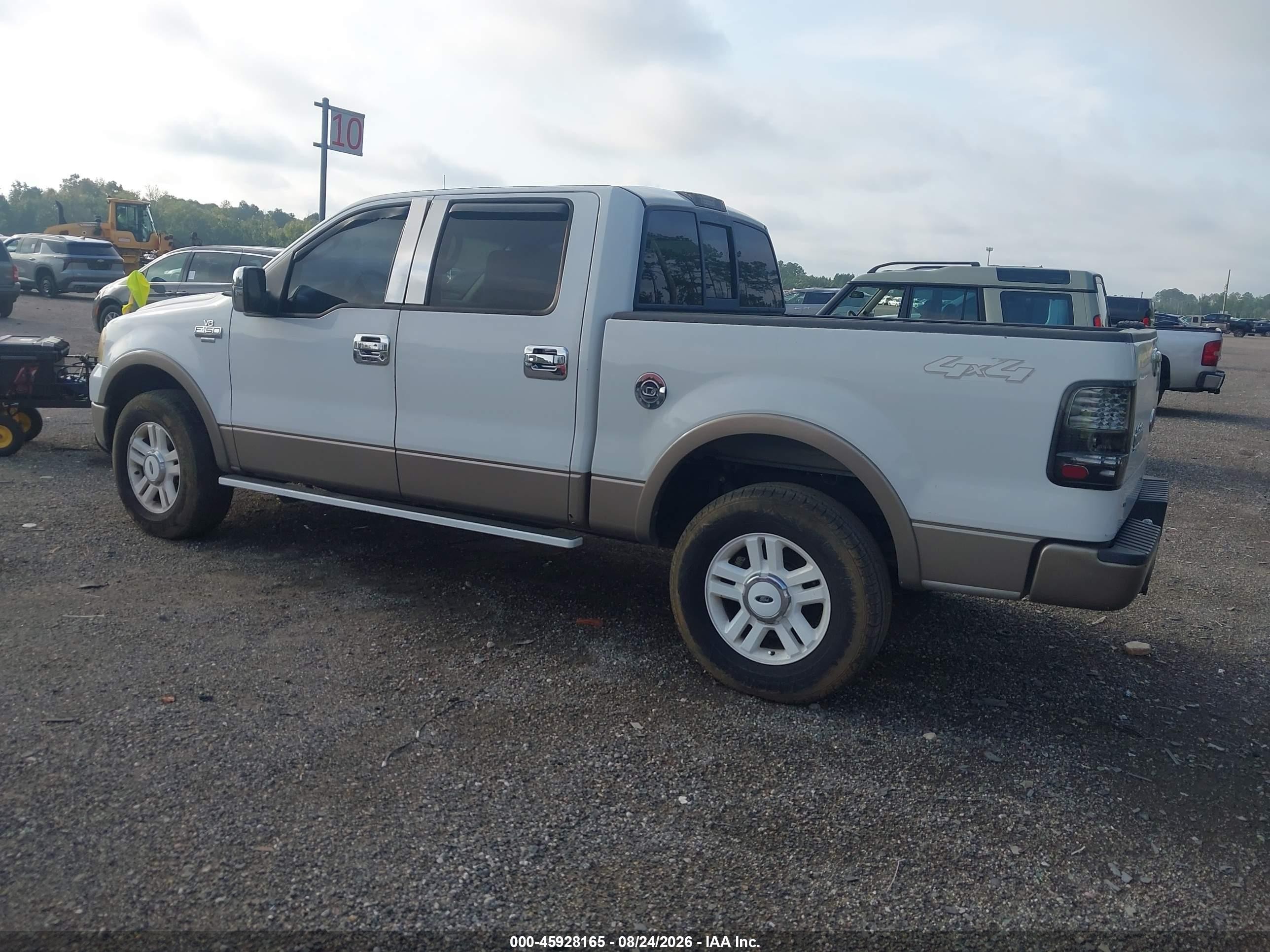 2004 Ford F-150 Fx4/lariat/xlt White vin: 1FTPW14514KC65822