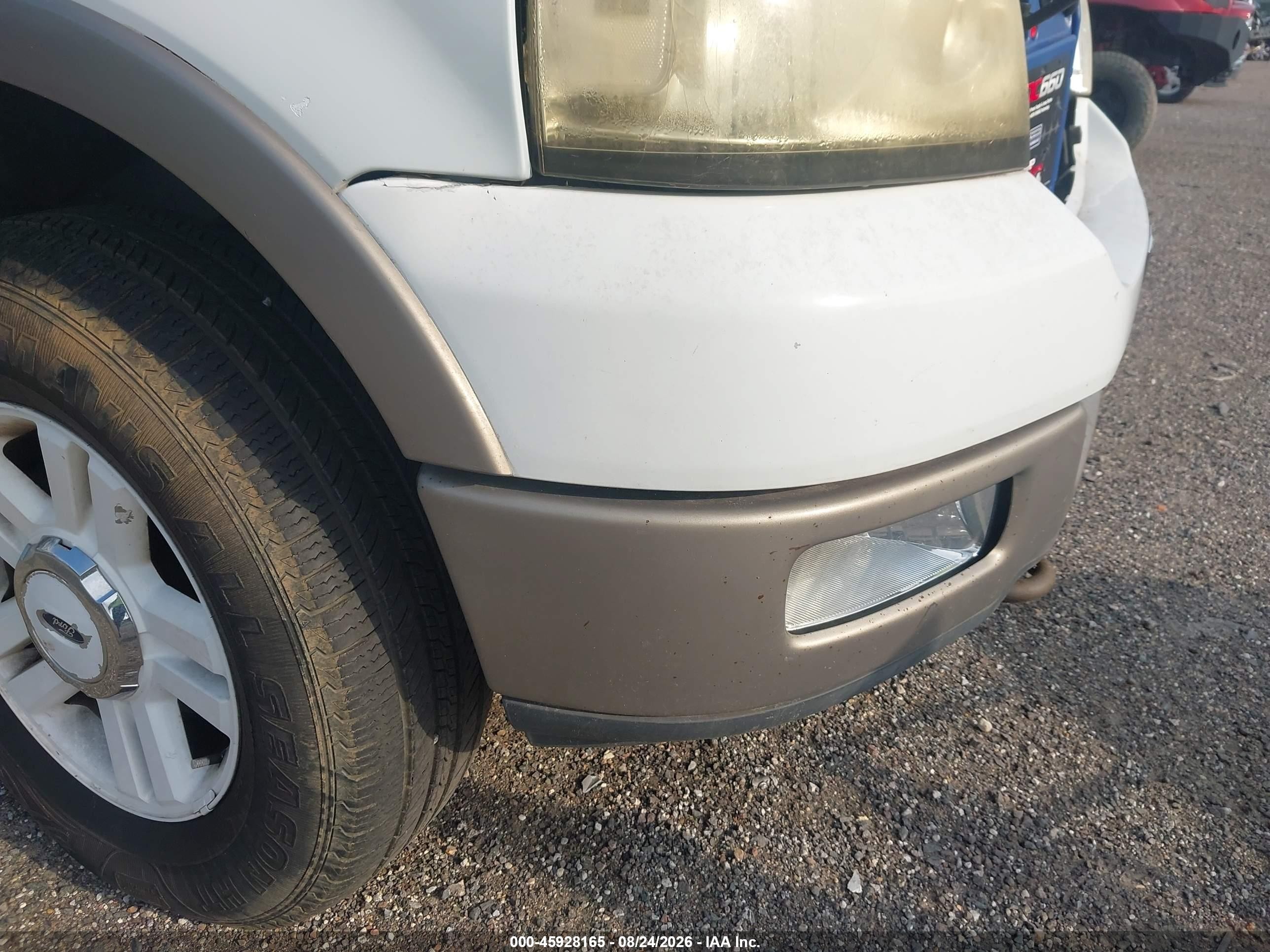 2004 Ford F-150 Fx4/lariat/xlt White vin: 1FTPW14514KC65822