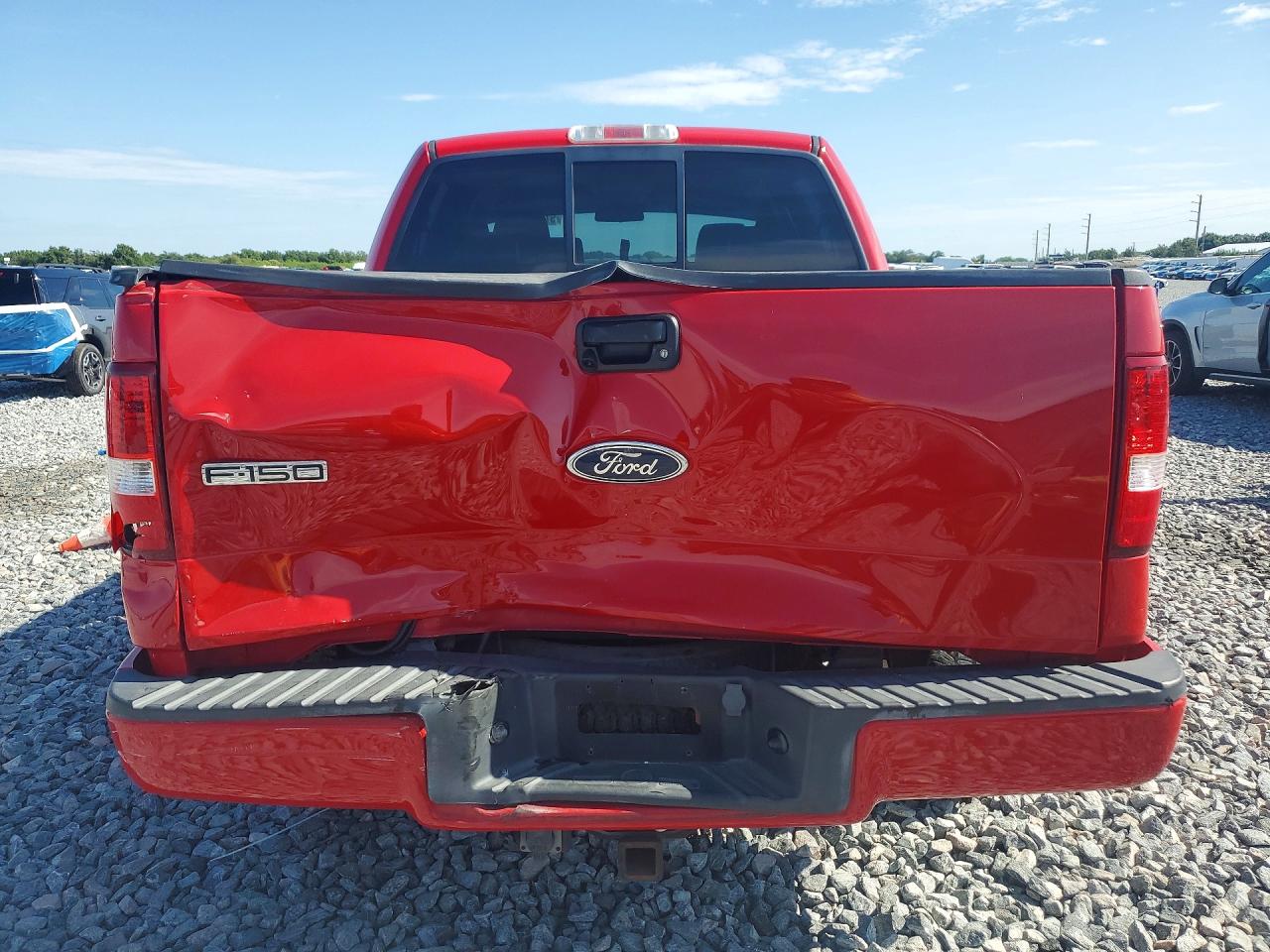 2004 Ford F150 Supercrew Red vin: 1FTPW14514KC77761