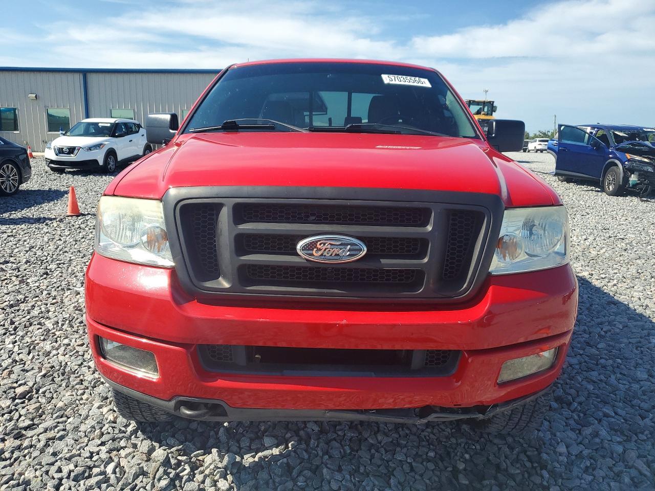 2004 Ford F150 Supercrew Red vin: 1FTPW14514KC77761
