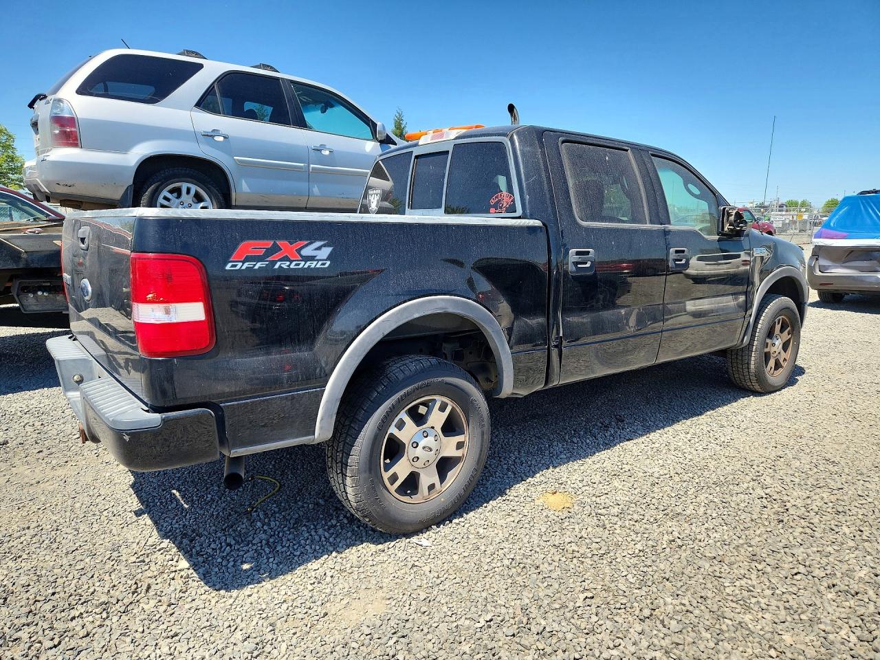 2004 Ford F150 Supercrew Black vin: 1FTPW14514KC80434