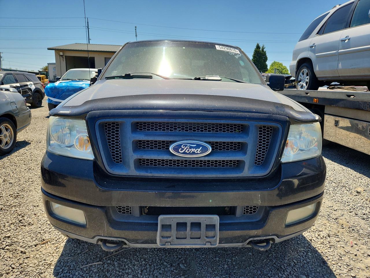 2004 Ford F150 Supercrew Black vin: 1FTPW14514KC80434