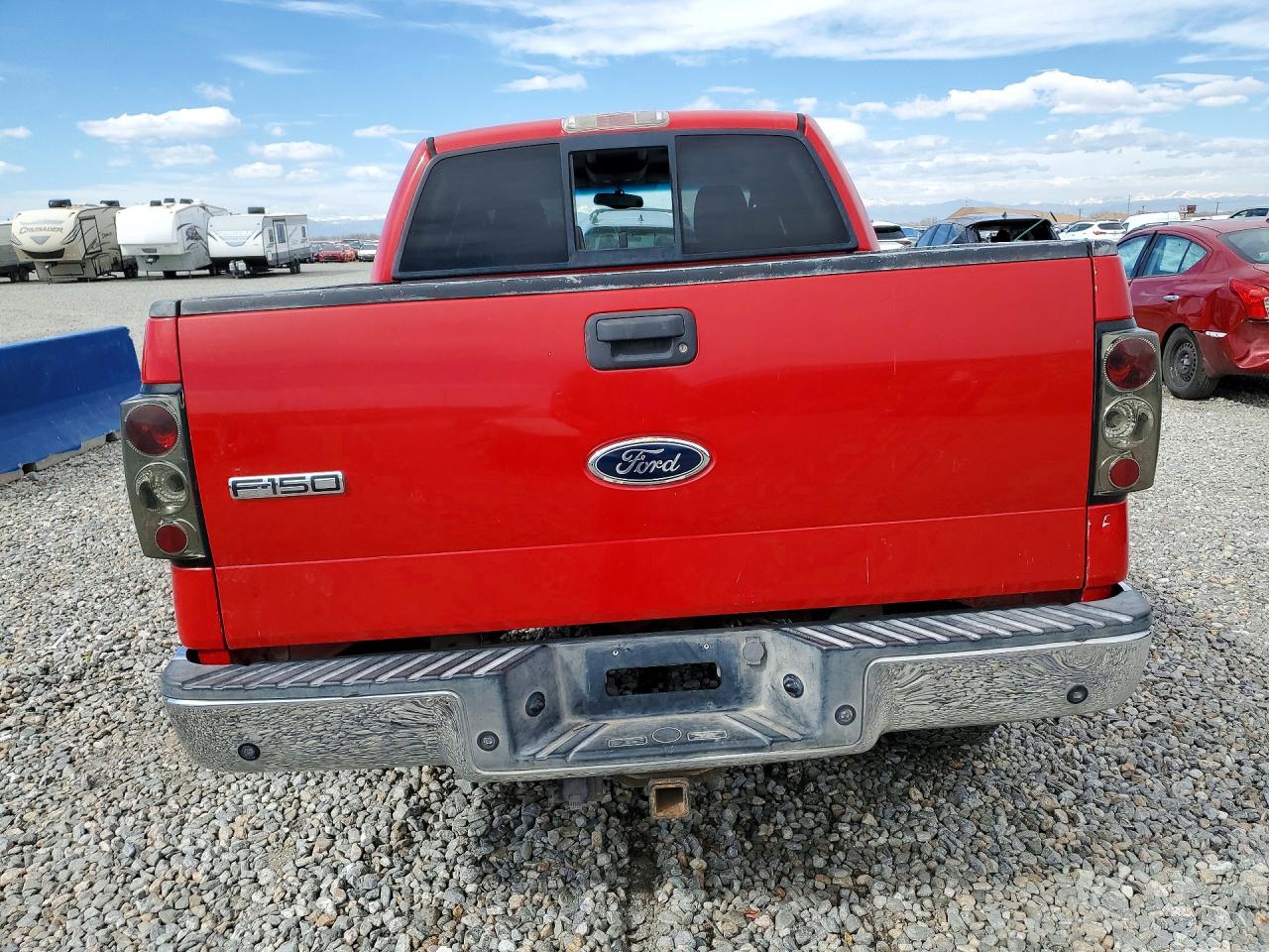 2004 Ford F150 Supercrew Red vin: 1FTPW14514KD04120