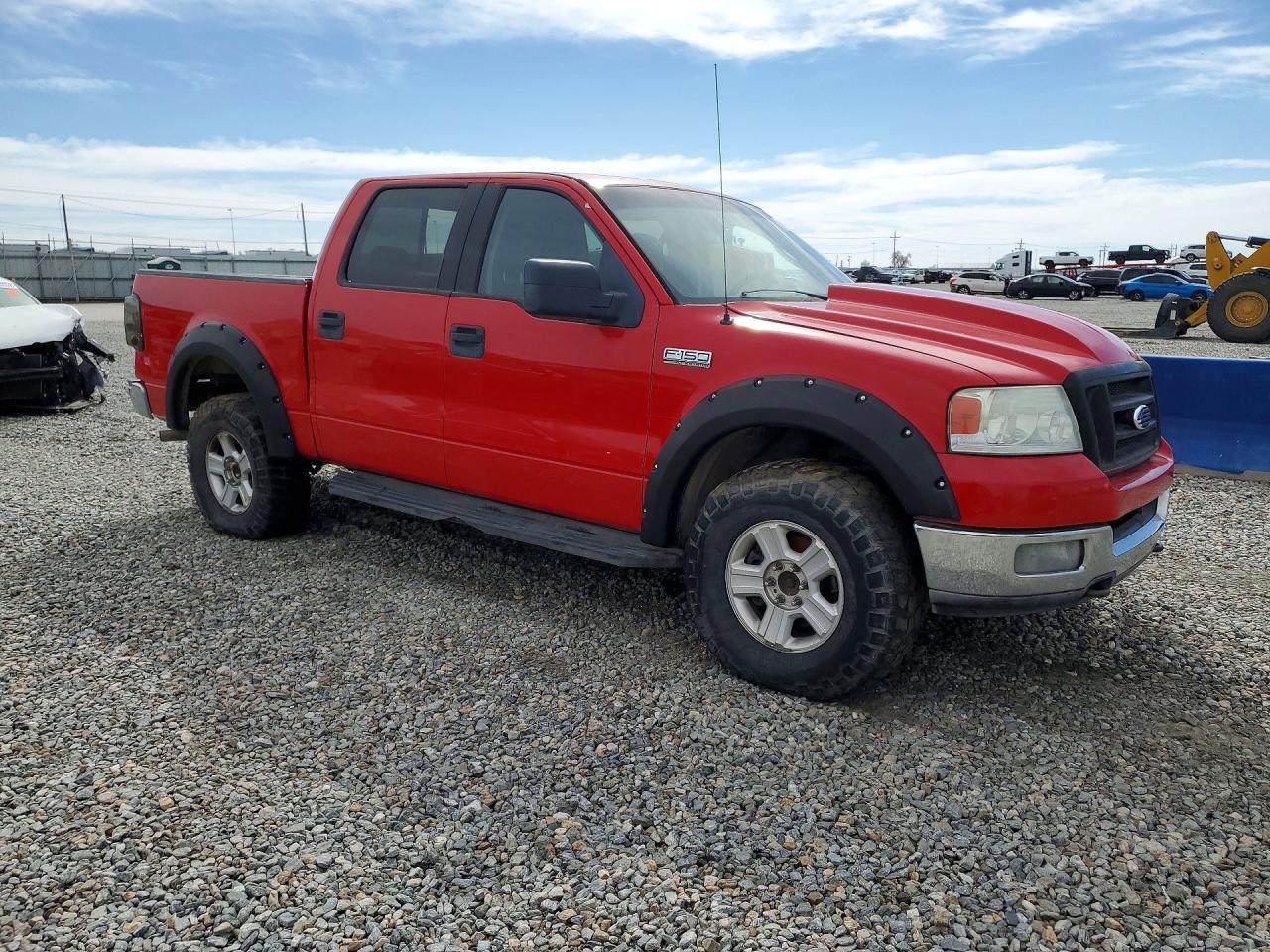 2004 Ford F150 Supercrew Red vin: 1FTPW14514KD04120