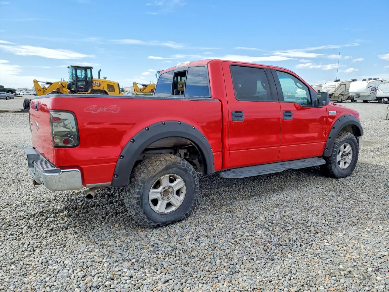 2004 Ford F150 Supercrew Red vin: 1FTPW14514KD04120