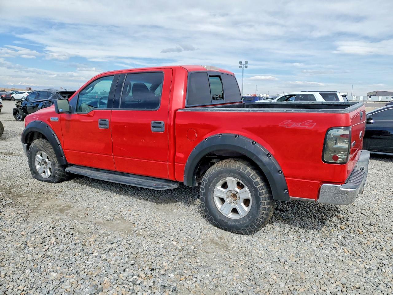 2004 Ford F150 Supercrew Red vin: 1FTPW14514KD04120