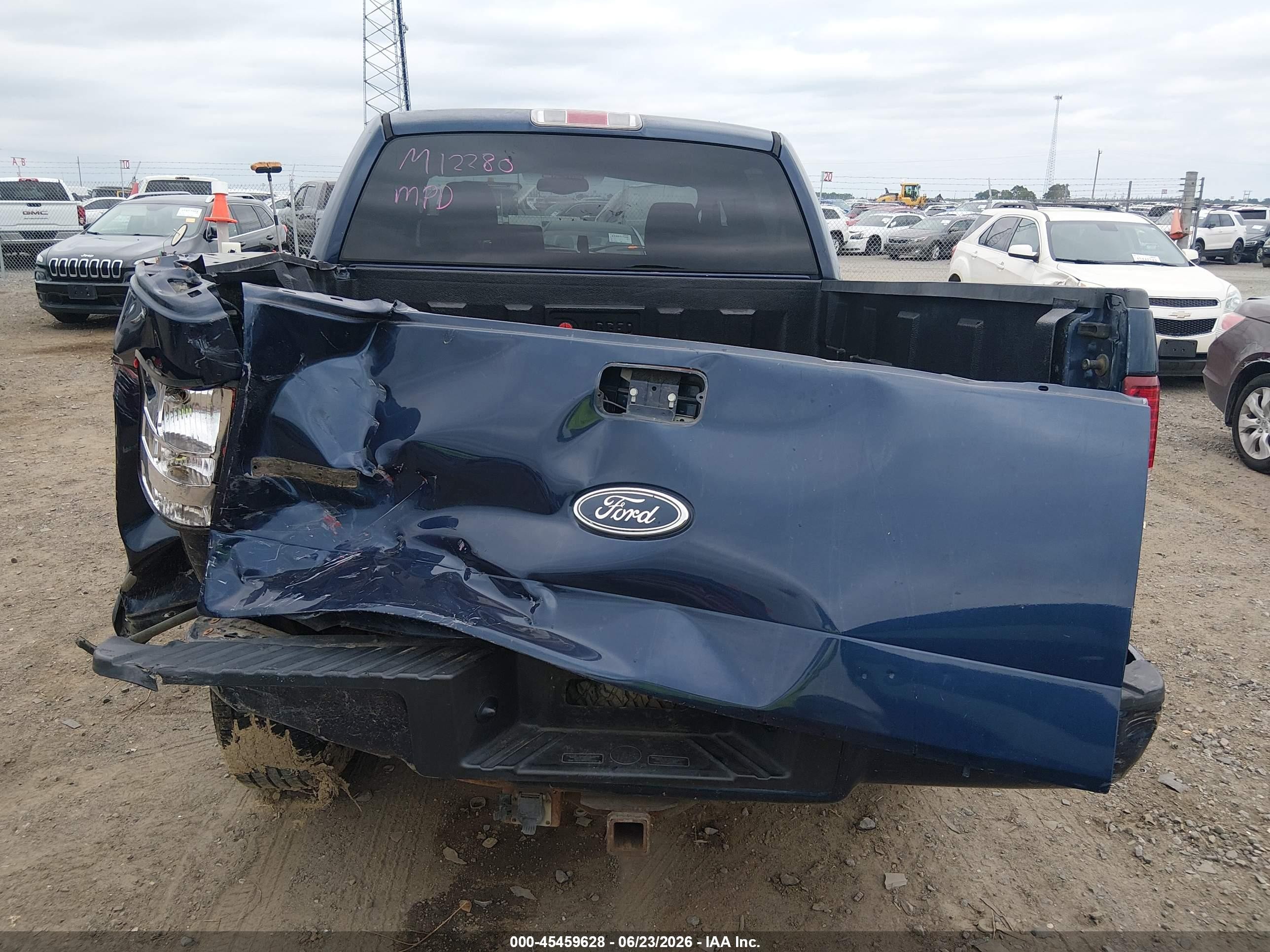 2004 Ford F-150 Fx4/lariat/xlt Blue vin: 1FTPW14514KD20527