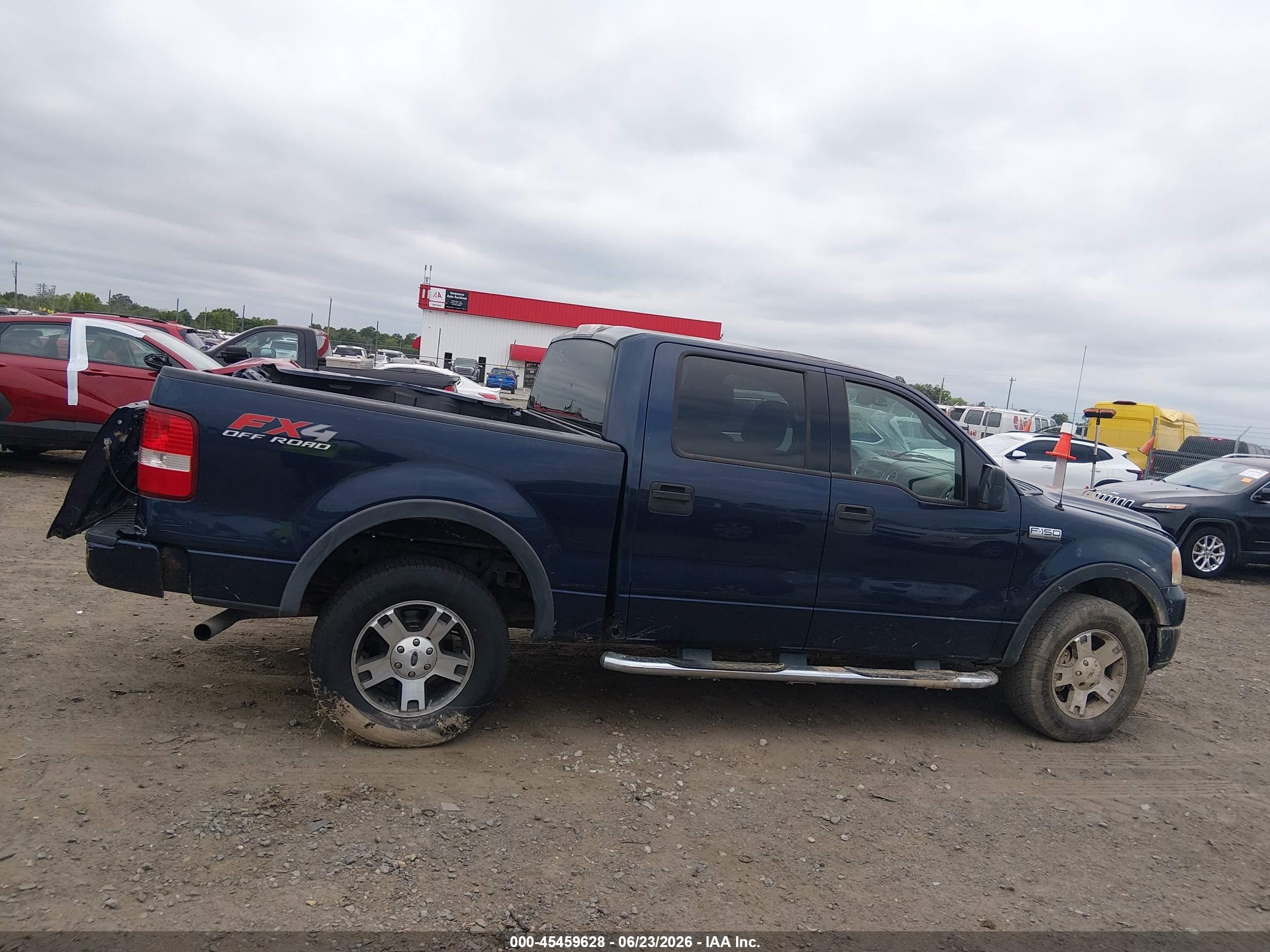 2004 Ford F-150 Fx4/lariat/xlt Blue vin: 1FTPW14514KD20527