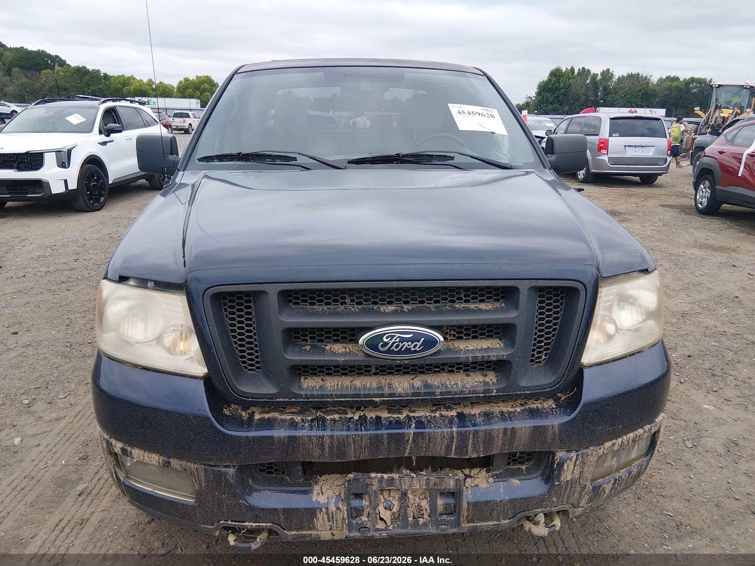 2004 Ford F-150 Fx4/lariat/xlt Blue vin: 1FTPW14514KD20527