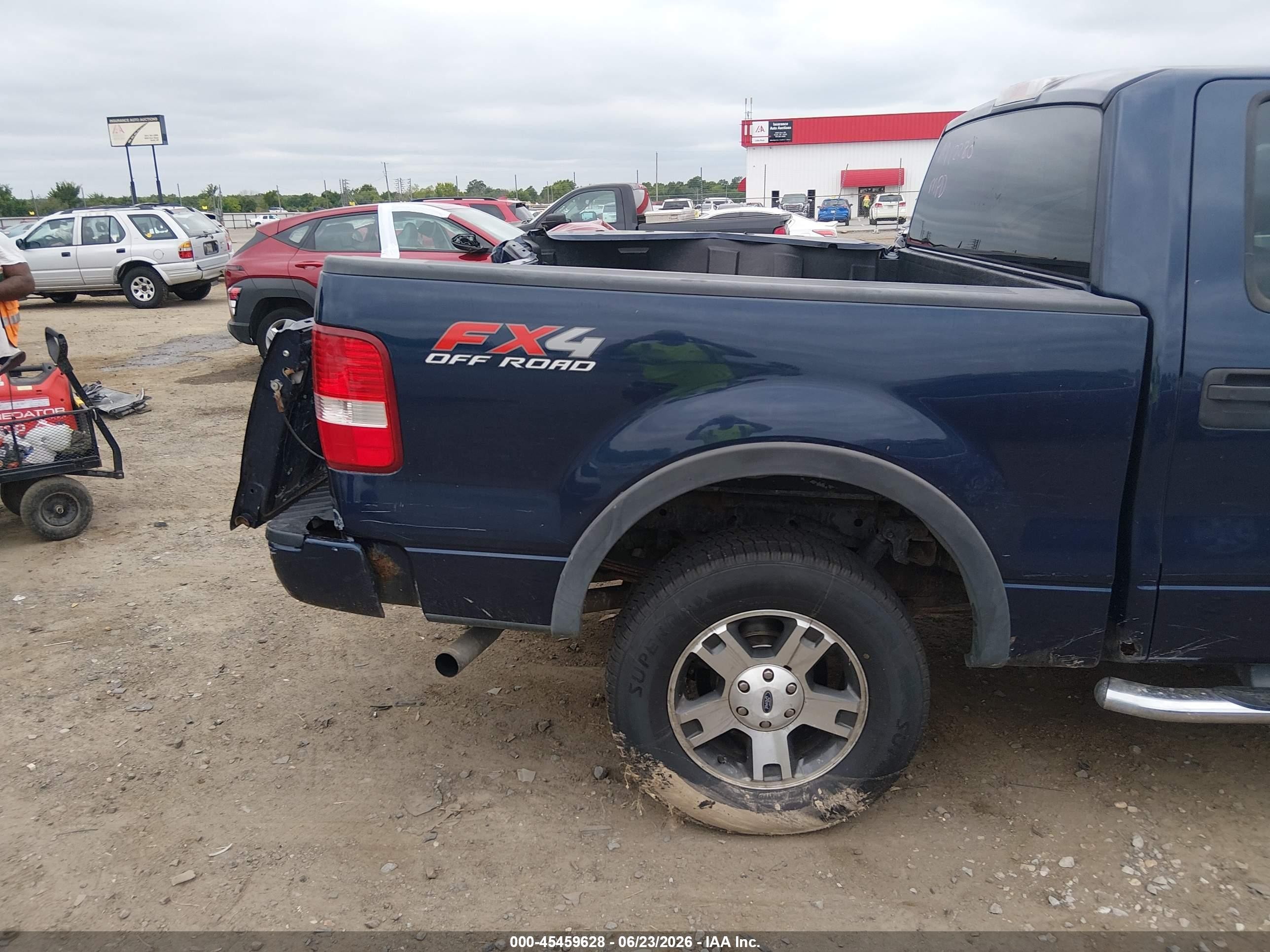2004 Ford F-150 Fx4/lariat/xlt Blue vin: 1FTPW14514KD20527