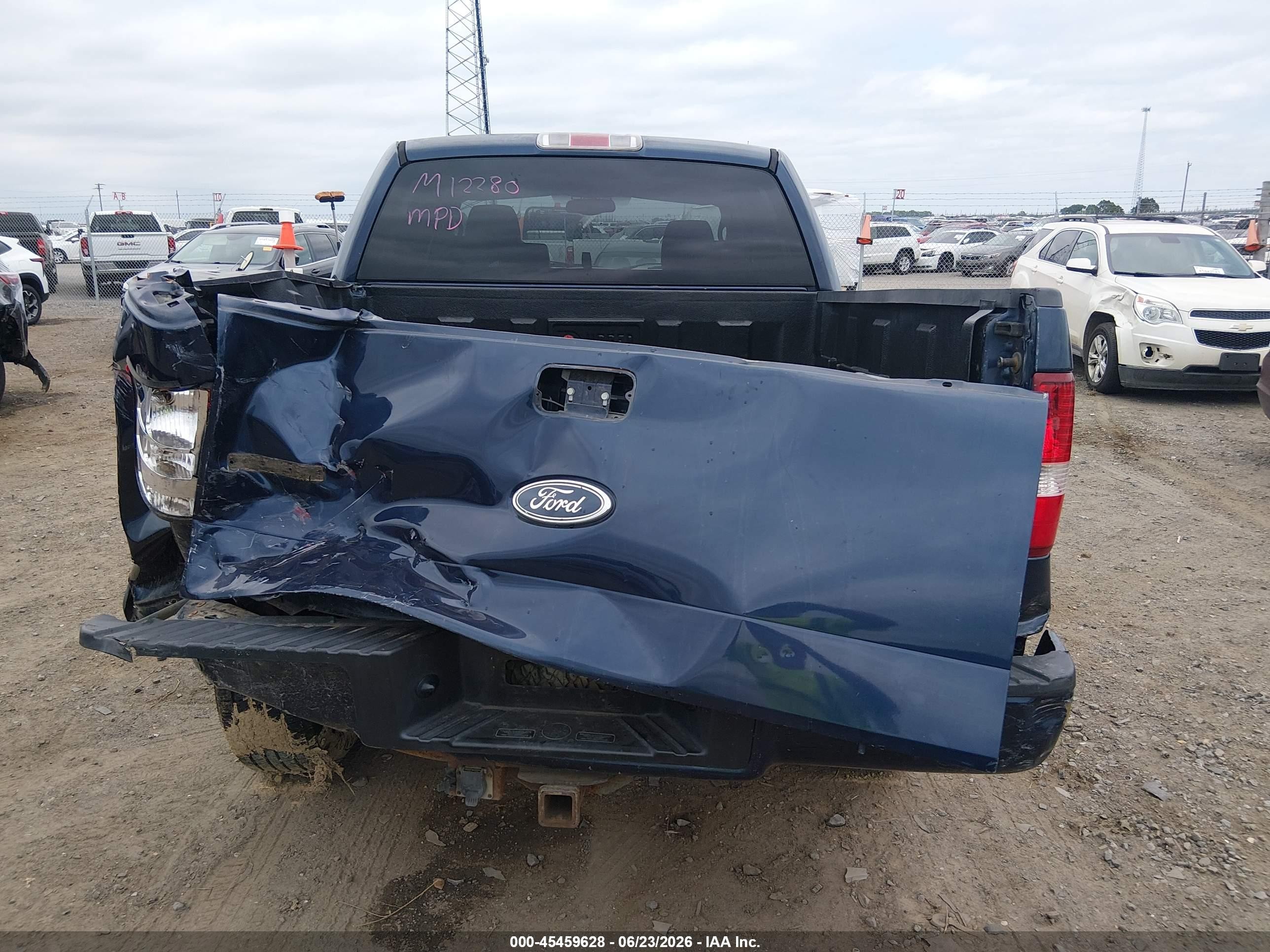 2004 Ford F-150 Fx4/lariat/xlt Blue vin: 1FTPW14514KD20527