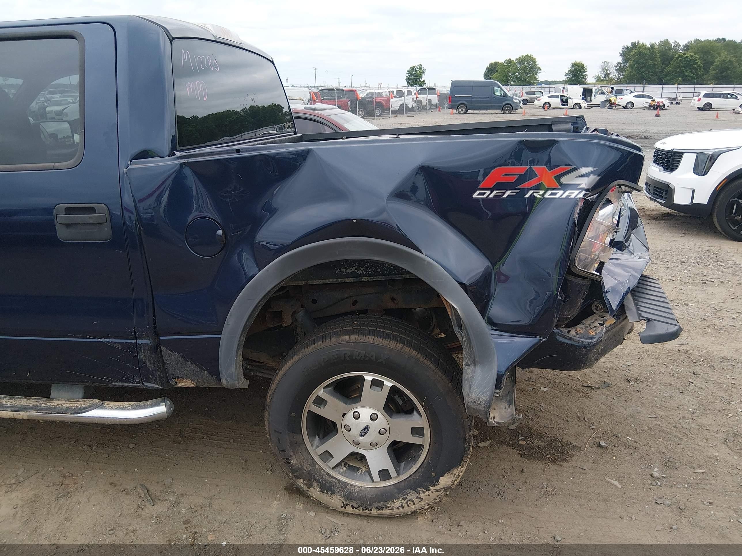 2004 Ford F-150 Fx4/lariat/xlt Blue vin: 1FTPW14514KD20527