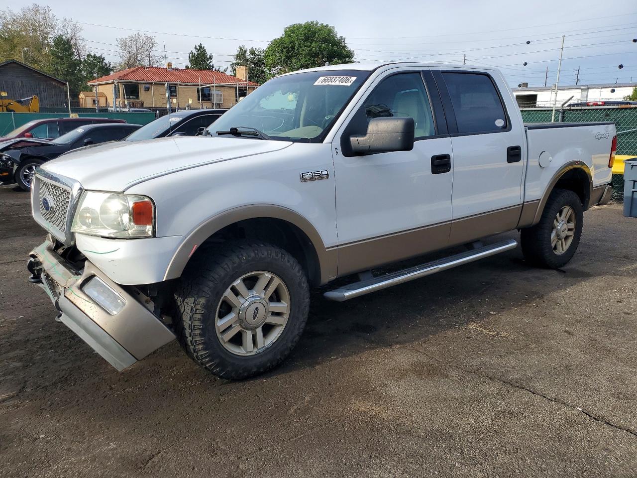 2004 Ford F150 Supercrew White vin: 1FTPW14514KD31771