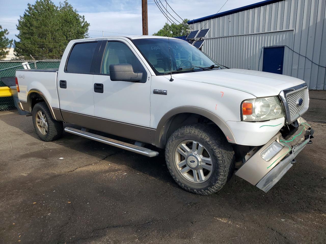 2004 Ford F150 Supercrew White vin: 1FTPW14514KD31771