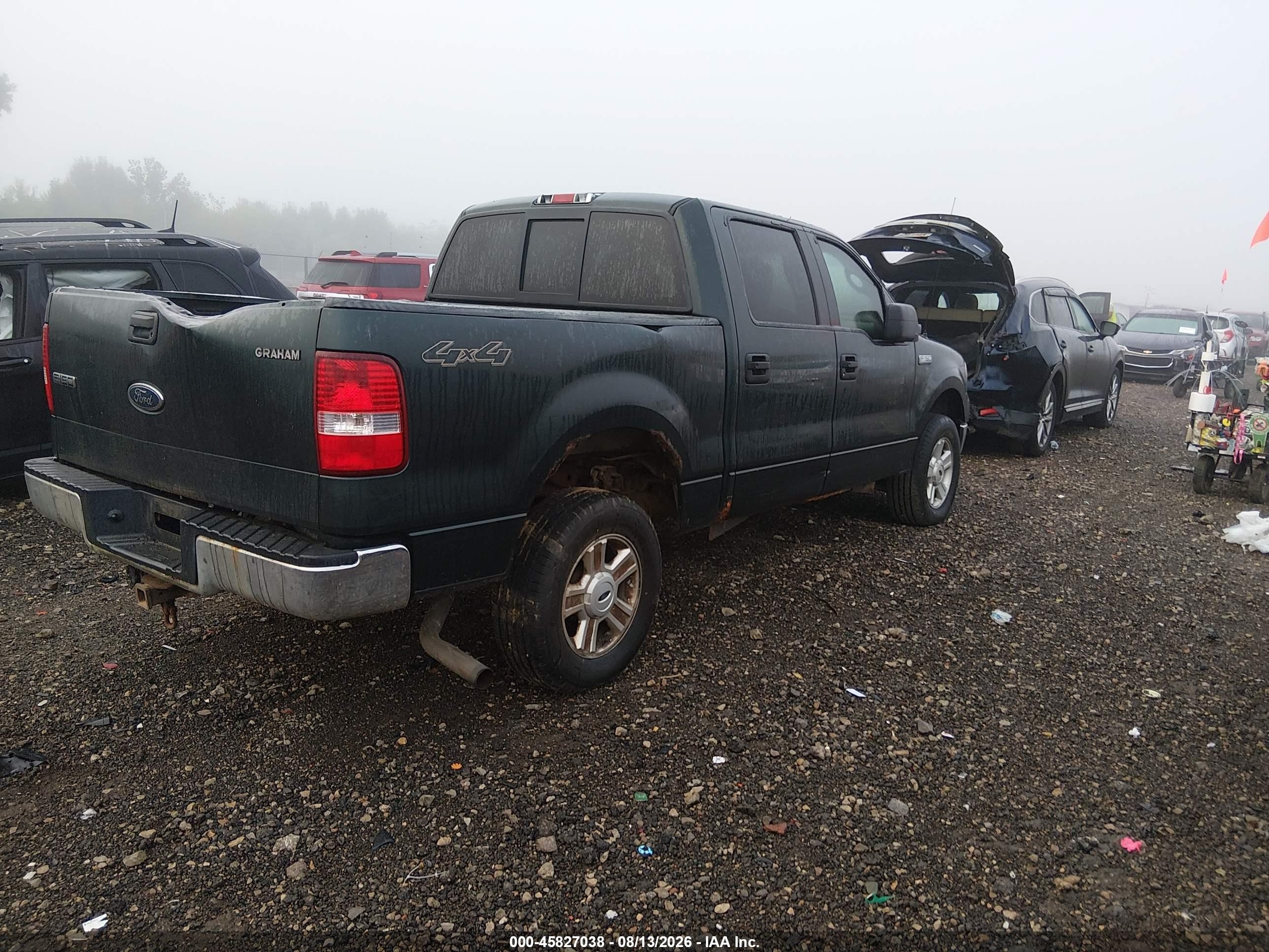 2004 Ford F-150 Fx4/lariat/xlt Green vin: 1FTPW14514KD92148