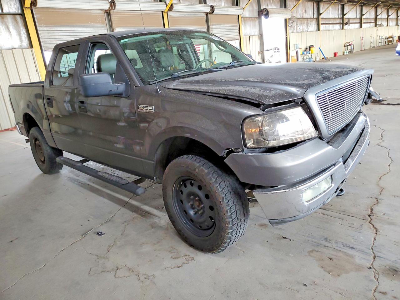 2005 Ford F150 Supercrew Gray vin: 1FTPW14515FA09013