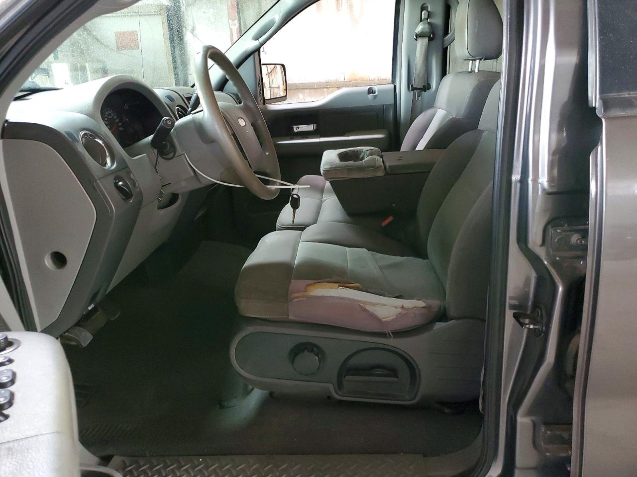 2005 Ford F150 Supercrew Gray vin: 1FTPW14515FA09013