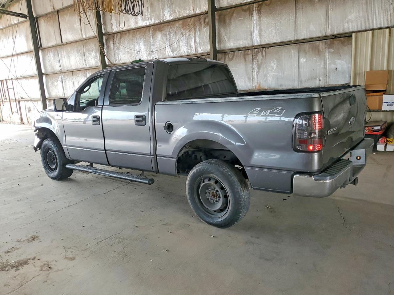 2005 Ford F150 Supercrew Gray vin: 1FTPW14515FA09013
