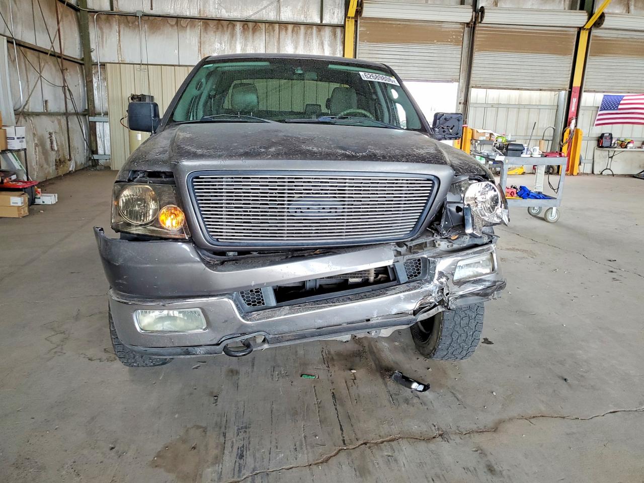 2005 Ford F150 Supercrew Gray vin: 1FTPW14515FA09013