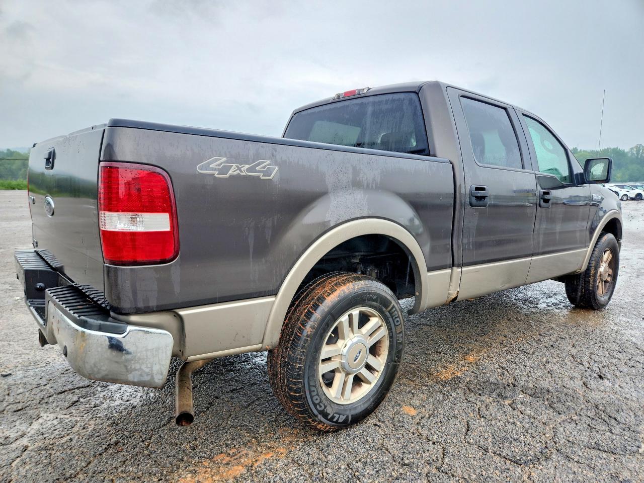 2005 Ford F150 Supercrew Brown vin: 1FTPW14515FA20061