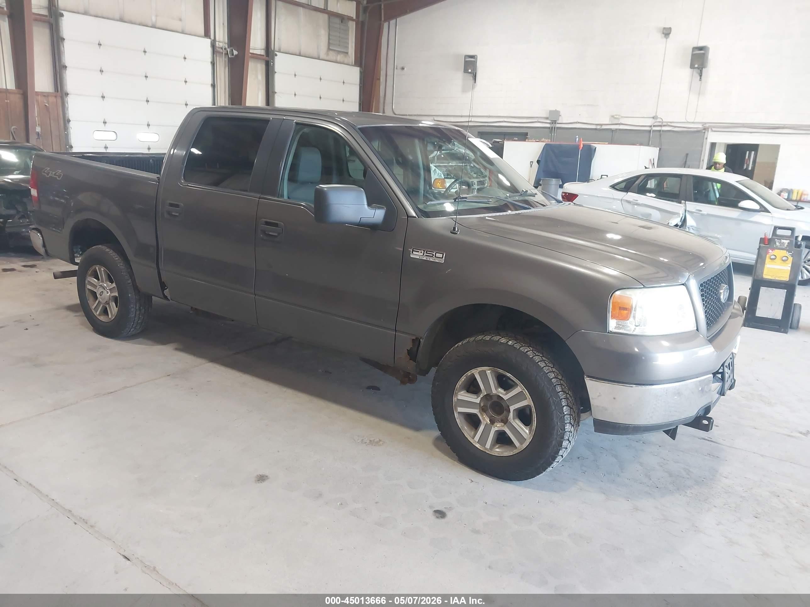 2005 Ford F-150 Fx4/lariat/xlt Gray vin: 1FTPW14515FA48457
