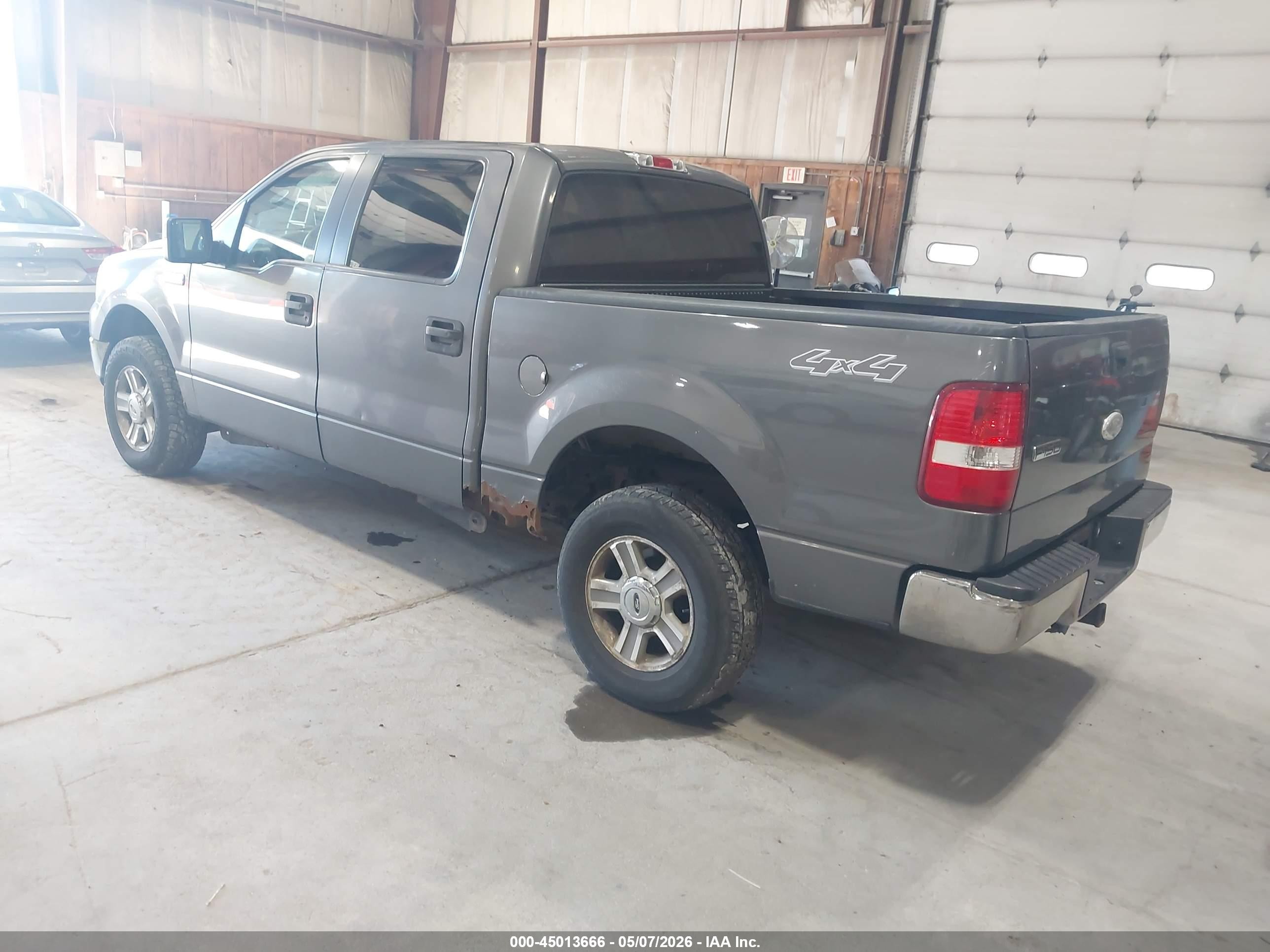 2005 Ford F-150 Fx4/lariat/xlt Серый vin: 1FTPW14515FA48457