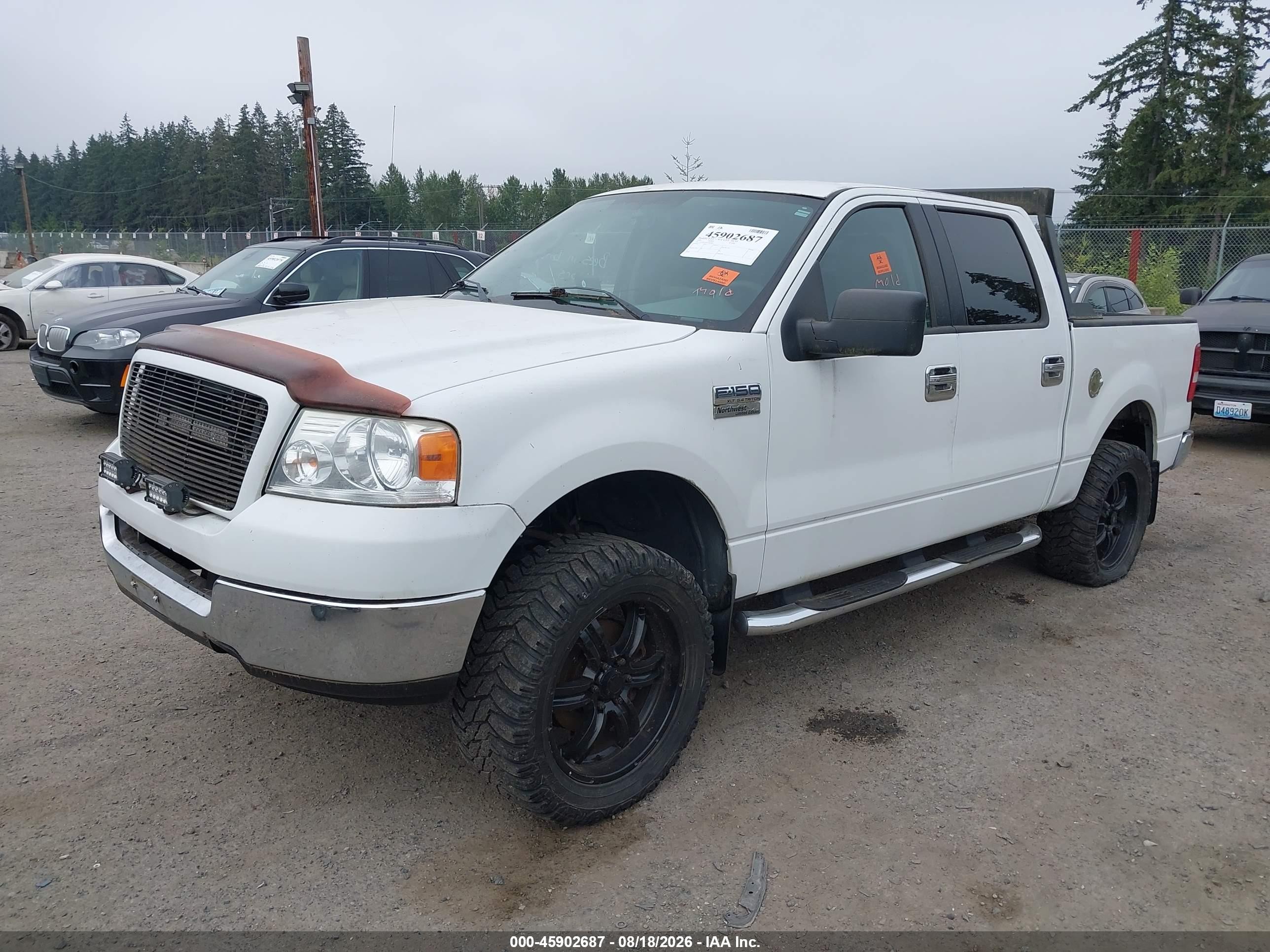 2005 Ford F-150 Fx4/lariat/xlt White vin: 1FTPW14515FB22881