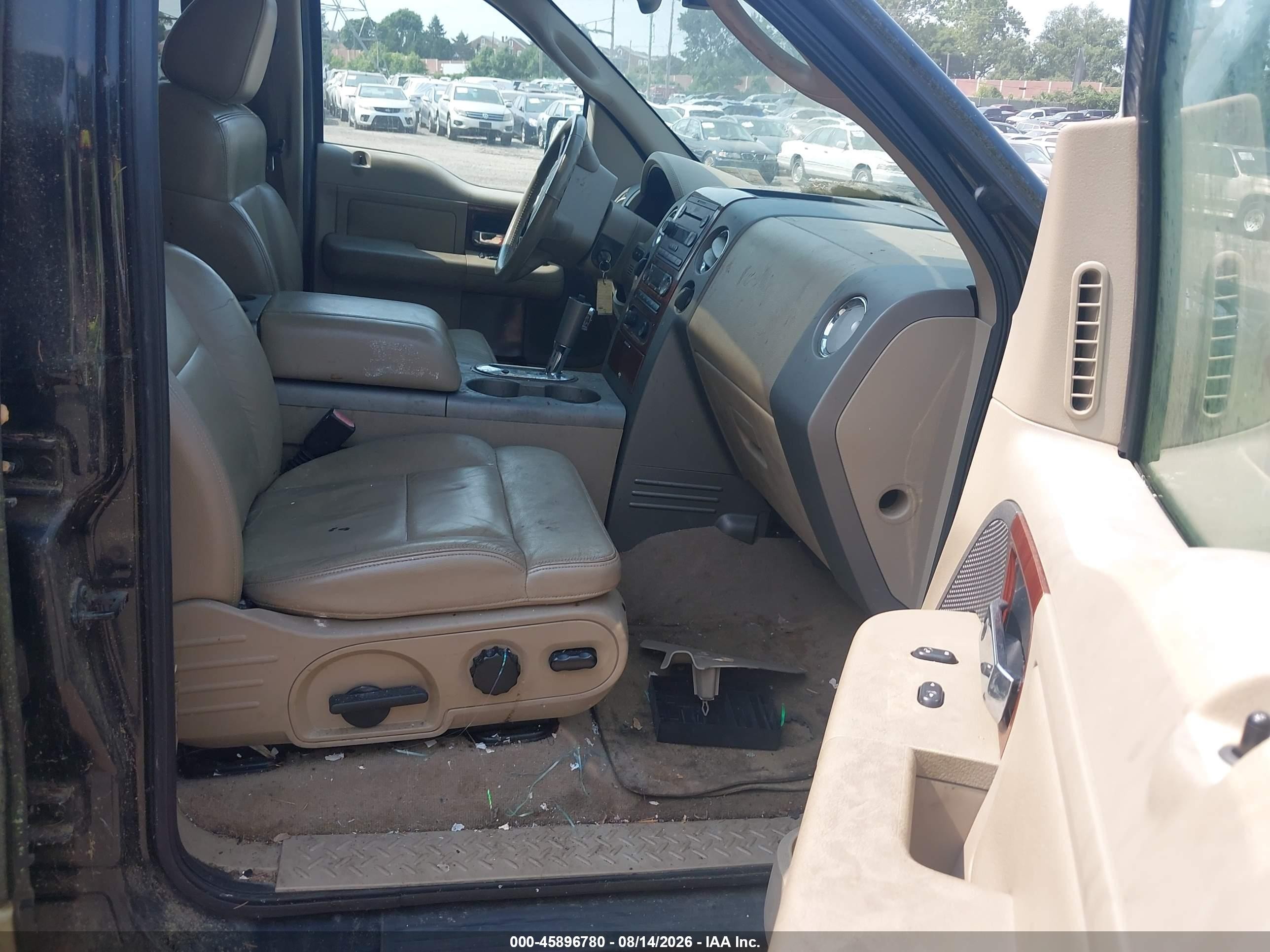 2005 Ford F-150 Fx4/lariat/xlt Black vin: 1FTPW14515FB41107