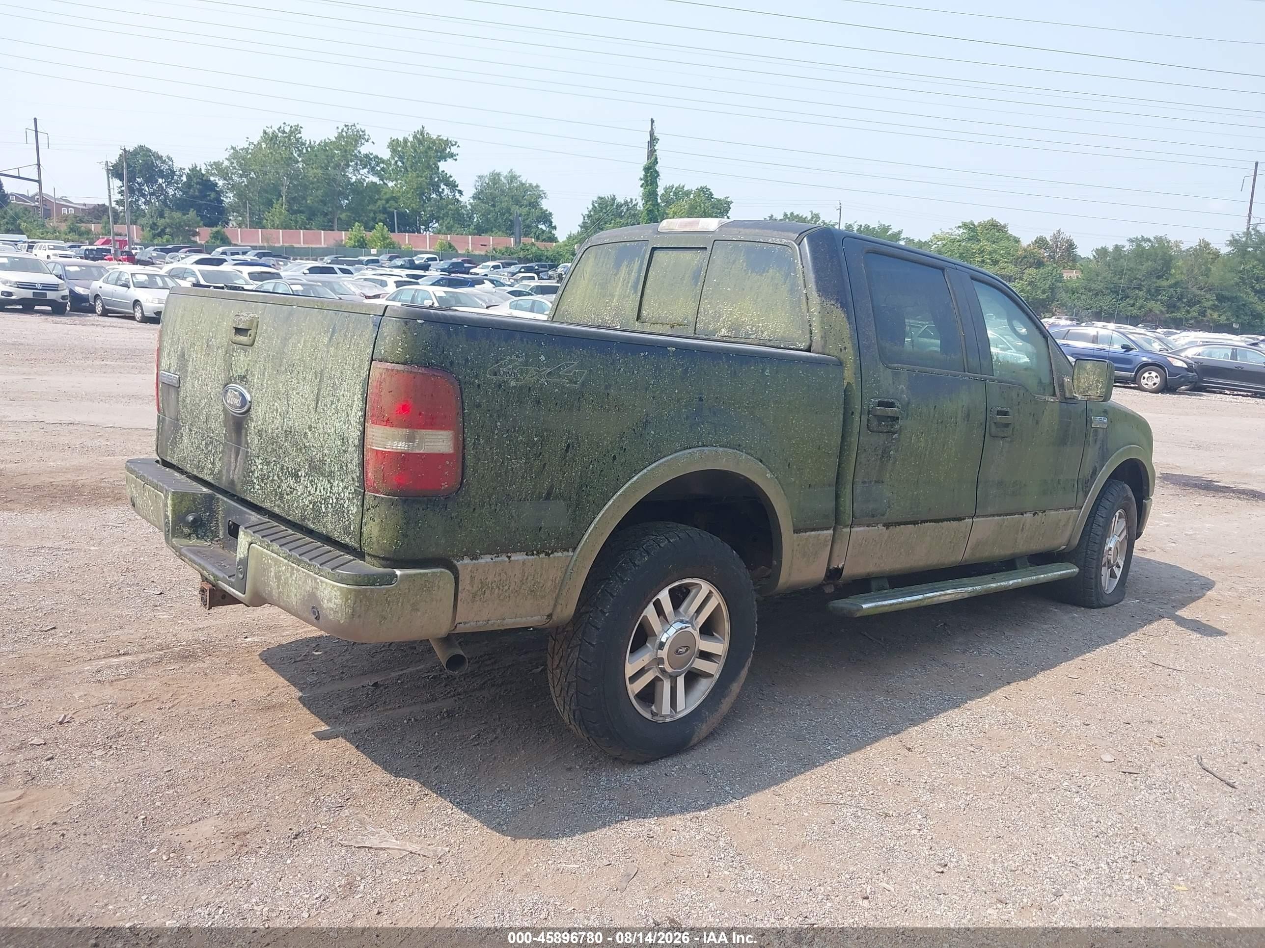 2005 Ford F-150 Fx4/lariat/xlt Black vin: 1FTPW14515FB41107