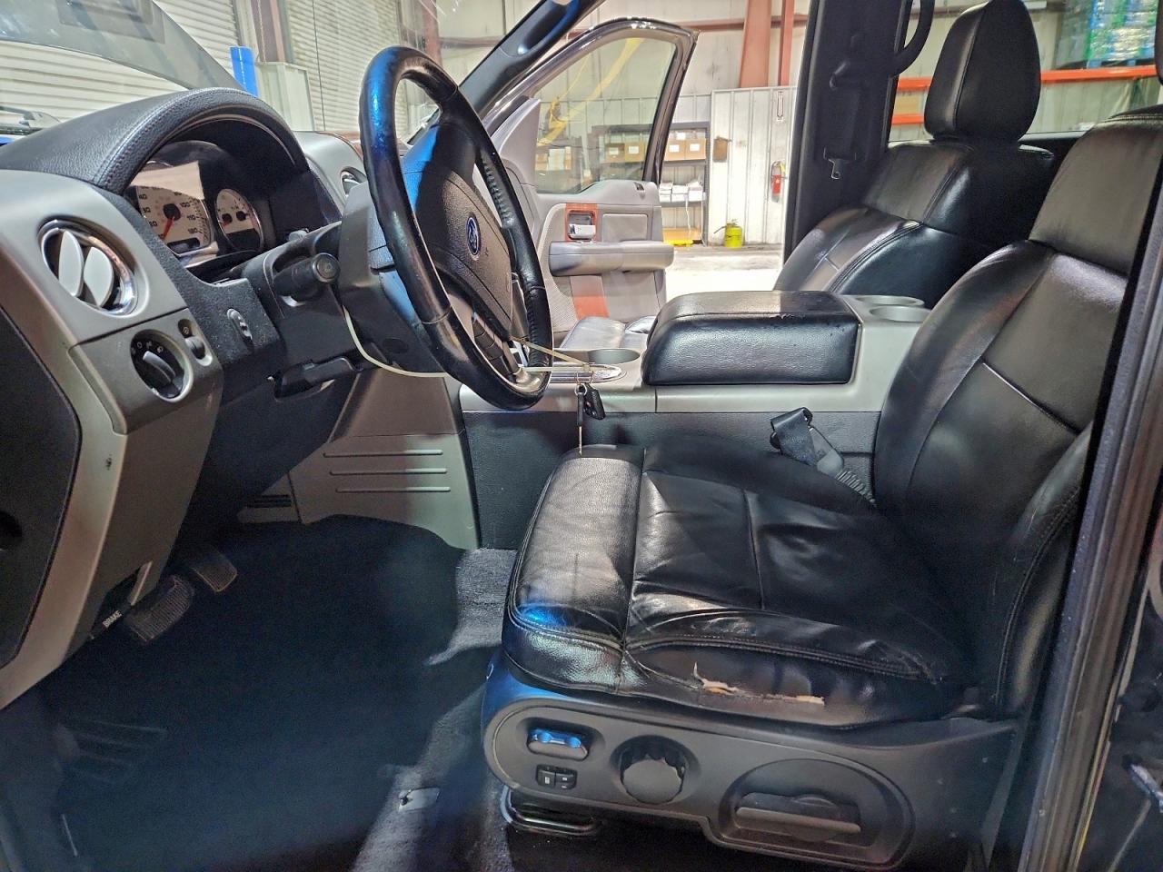 2005 Ford F150 Supercrew Black vin: 1FTPW14515FB45948