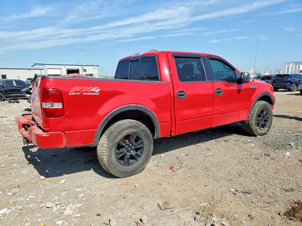 2005 Ford F150 Supercrew Red vin: 1FTPW14515KE51555