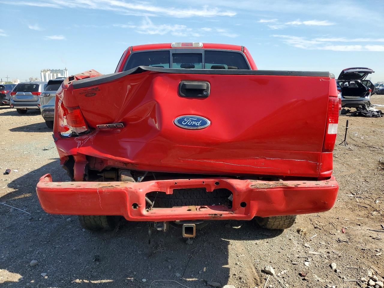 2005 Ford F150 Supercrew Red vin: 1FTPW14515KE51555