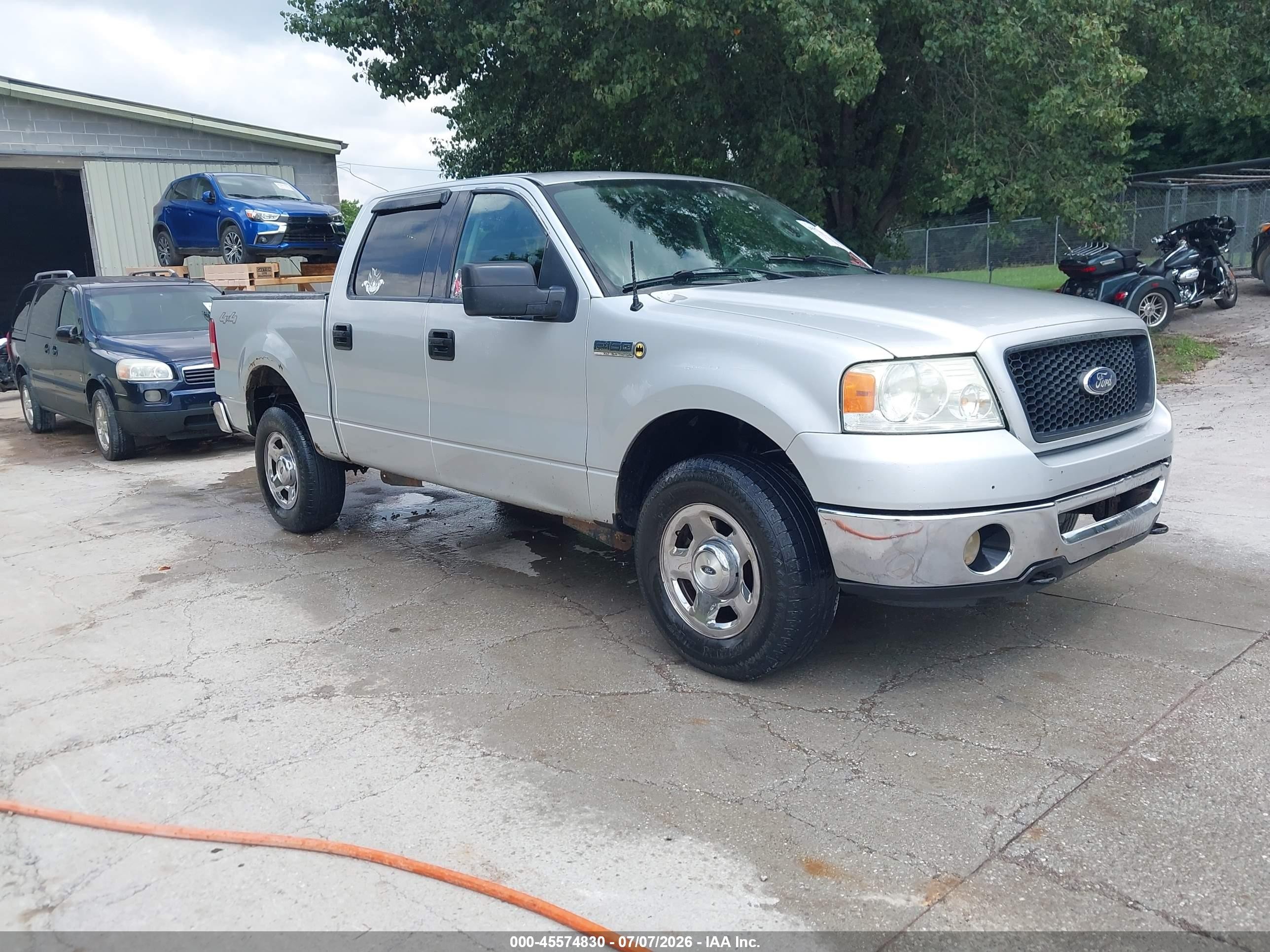 2006 Ford F-150 Fx4/lariat/xlt Silver vin: 1FTPW14516FB07413
