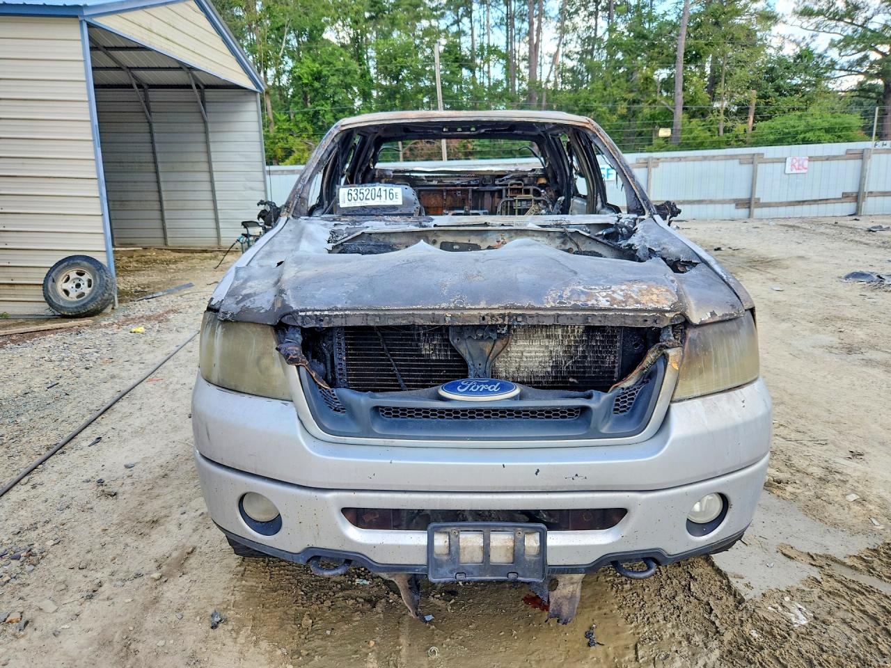 2006 Ford F150 Supercrew Серебряный vin: 1FTPW14516KC64558