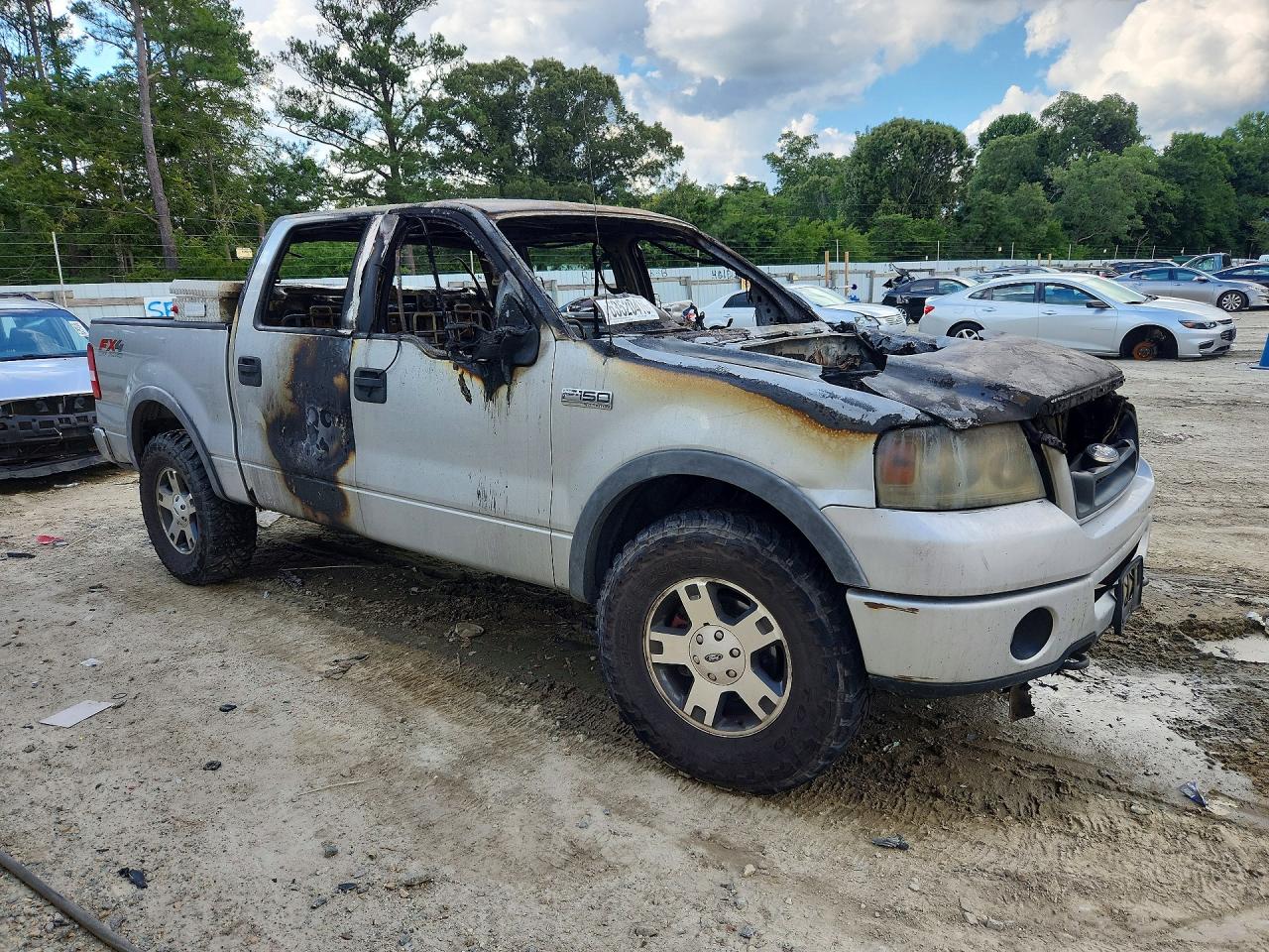 2006 Ford F150 Supercrew Серебряный vin: 1FTPW14516KC64558