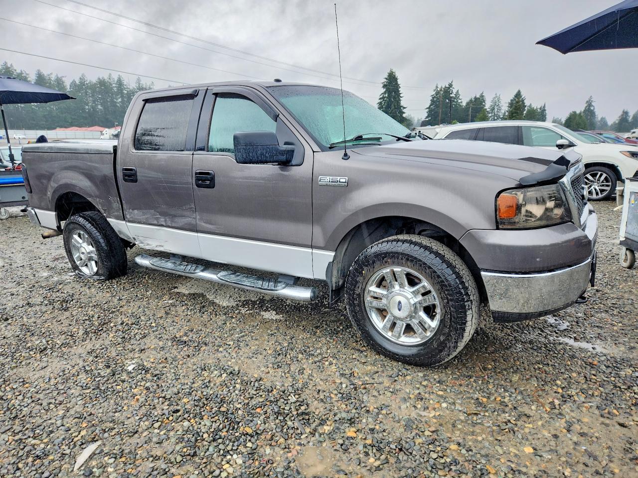 2006 Ford F150 Supercrew Gray vin: 1FTPW14516KC78492