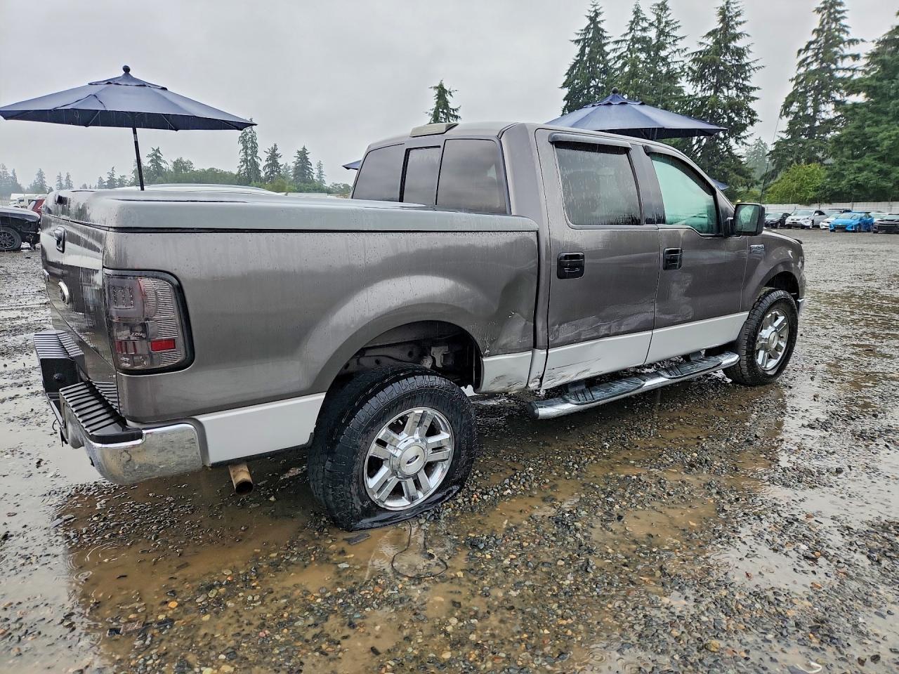 2006 Ford F150 Supercrew Gray vin: 1FTPW14516KC78492