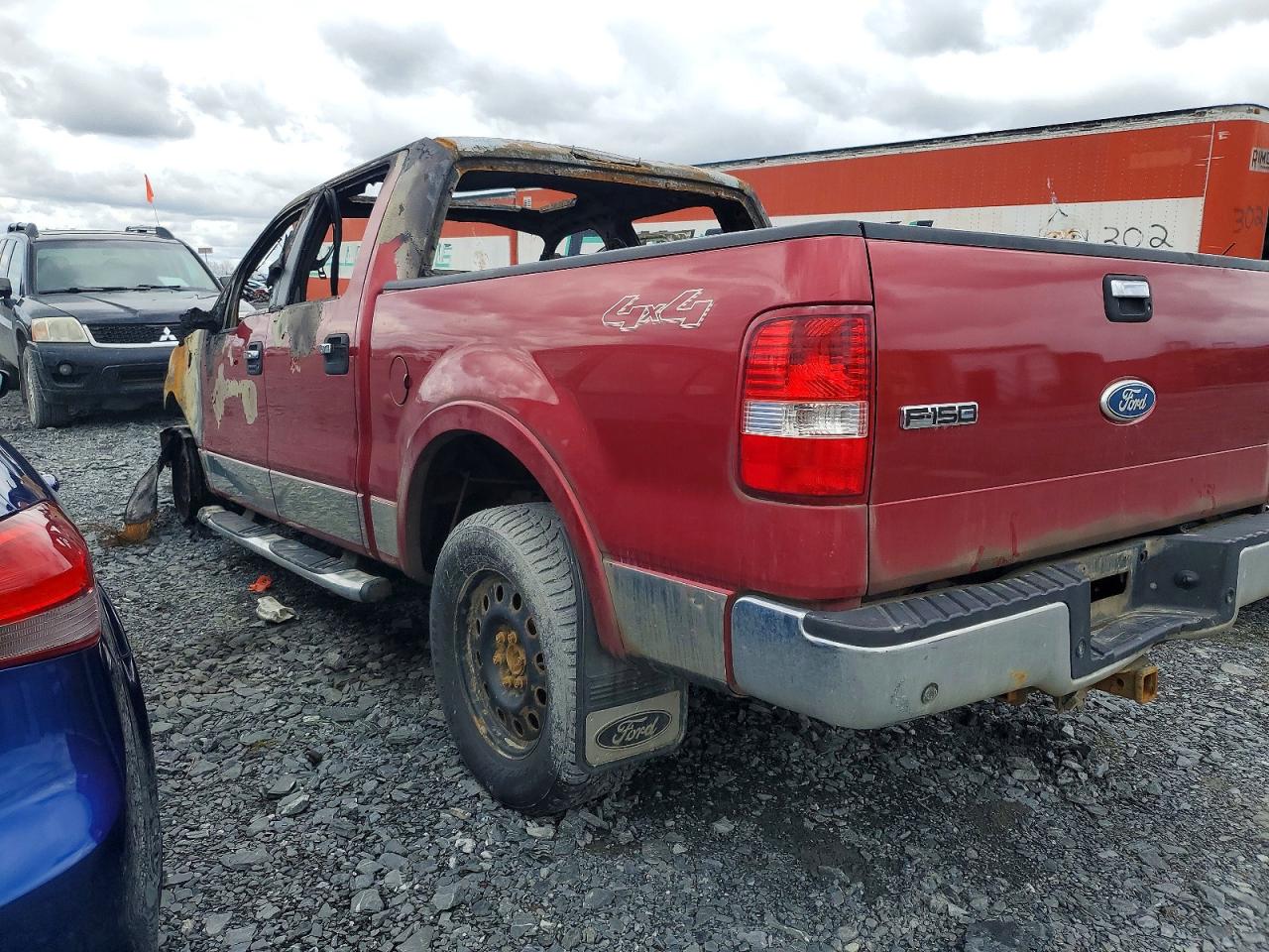 2007 Ford F150 Supercrew Burgundy vin: 1FTPW14517FA24839
