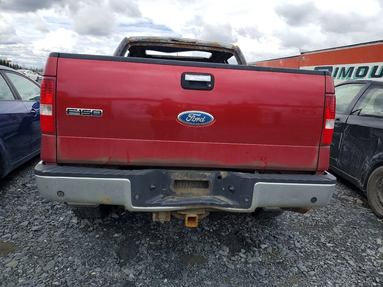 2007 Ford F150 Supercrew Burgundy vin: 1FTPW14517FA24839