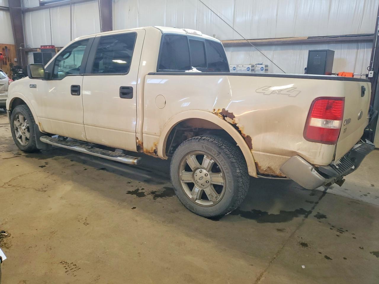 2007 Ford F150 Supercrew White vin: 1FTPW14517FA28860