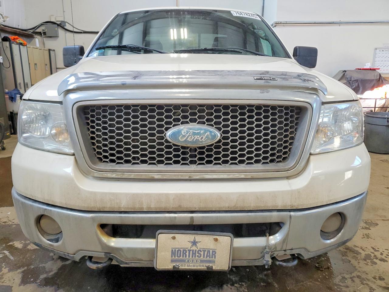 2007 Ford F150 Supercrew White vin: 1FTPW14517FA28860