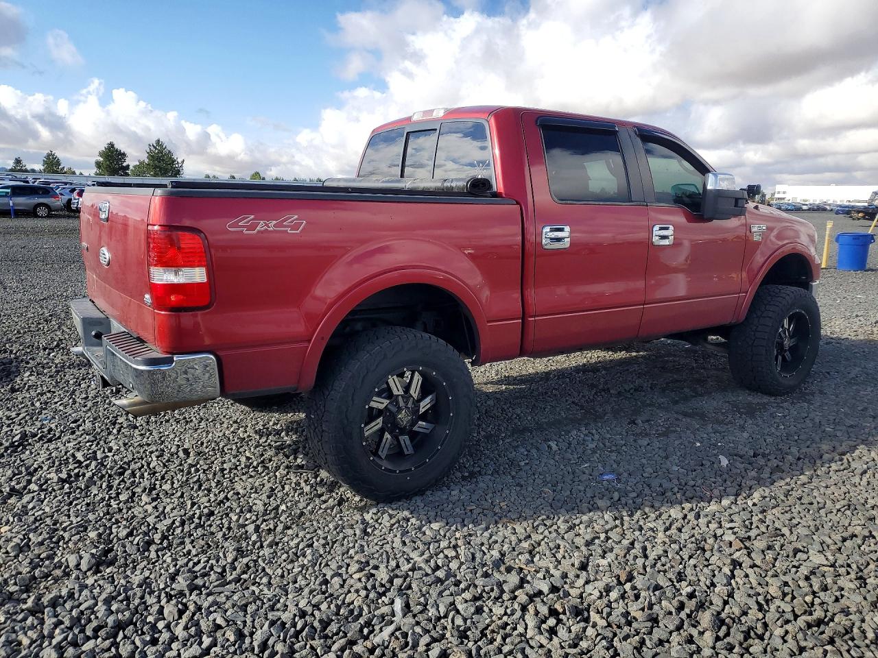 2007 Ford F150 Supercrew Red vin: 1FTPW14517FA76522