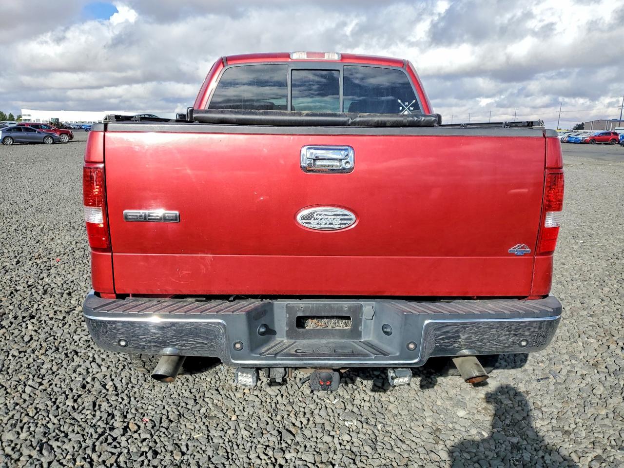 2007 Ford F150 Supercrew Red vin: 1FTPW14517FA76522