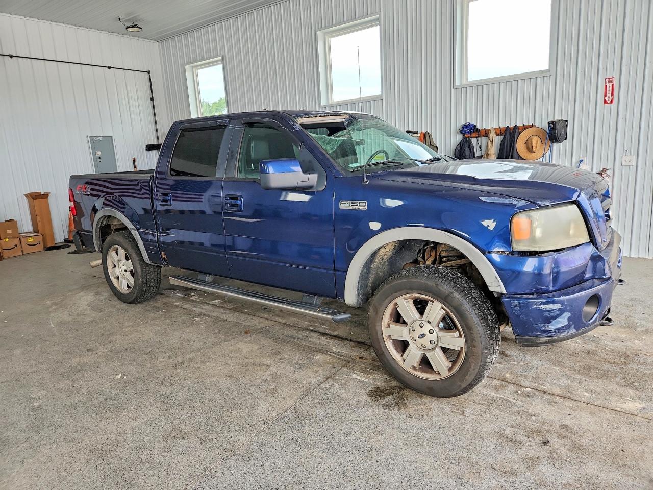 2007 Ford F150 Supercrew Blue vin: 1FTPW14517FB65314
