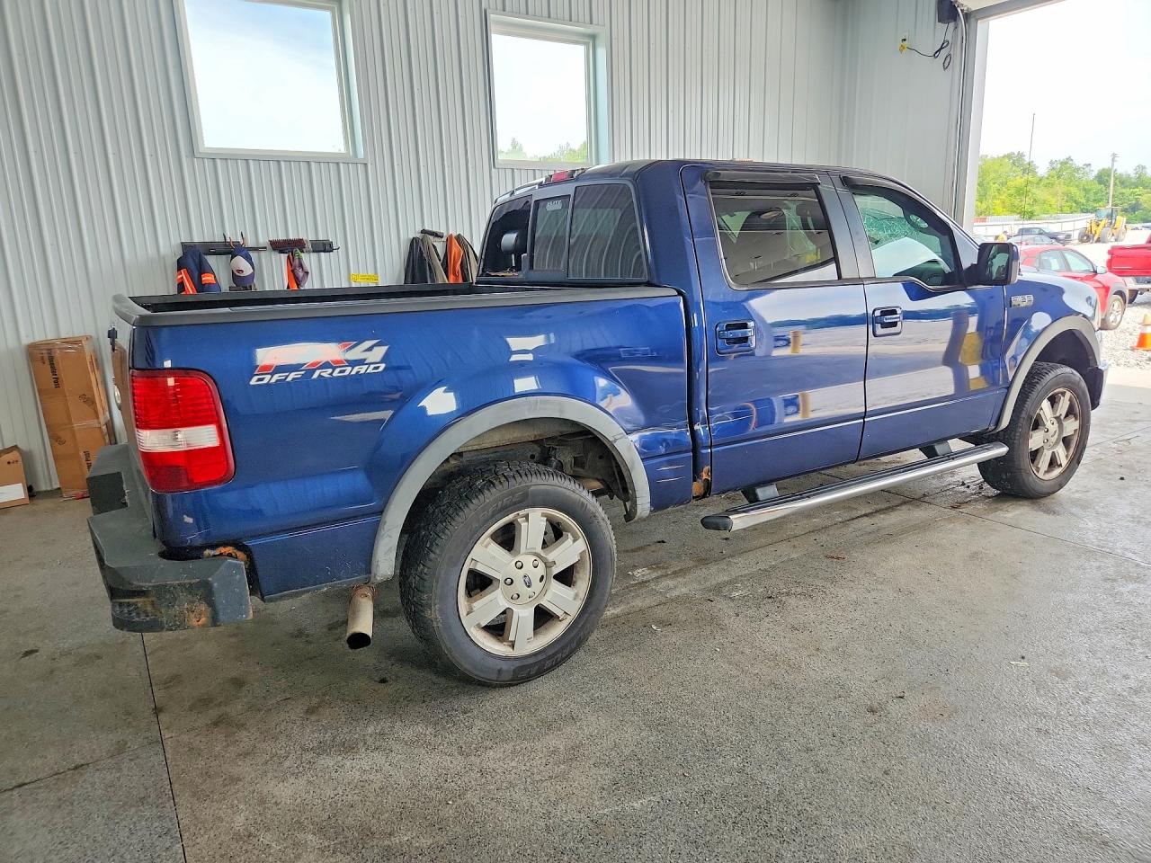 2007 Ford F150 Supercrew Blue vin: 1FTPW14517FB65314
